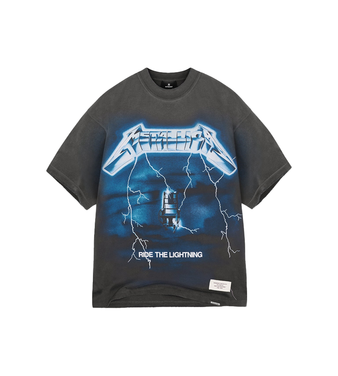 Represent X Metallica Ride The Lightning Vintage T-Shirt
