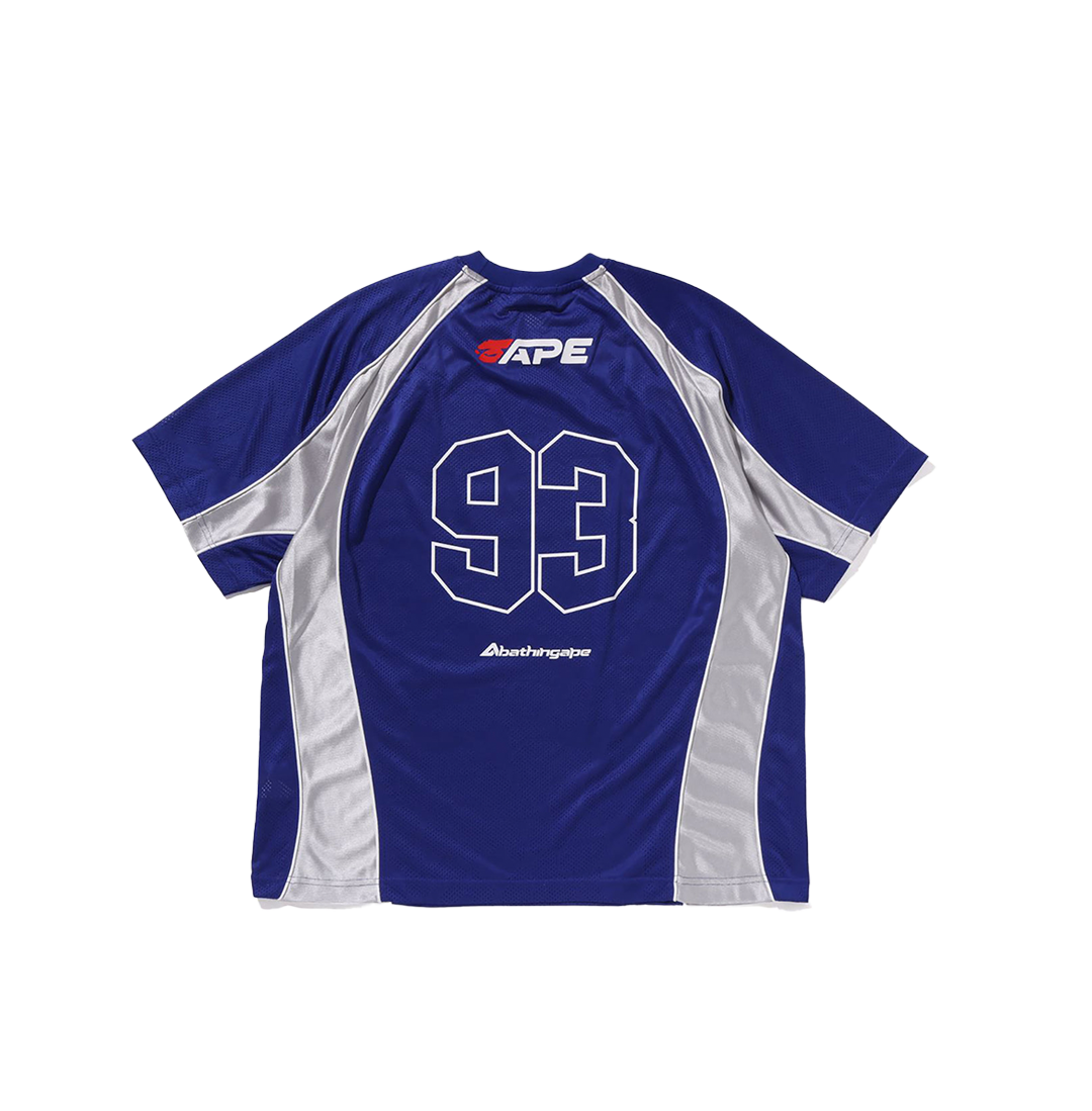 Solid Camo Jacquard Multi logo Relaxed Fit Football Jersey