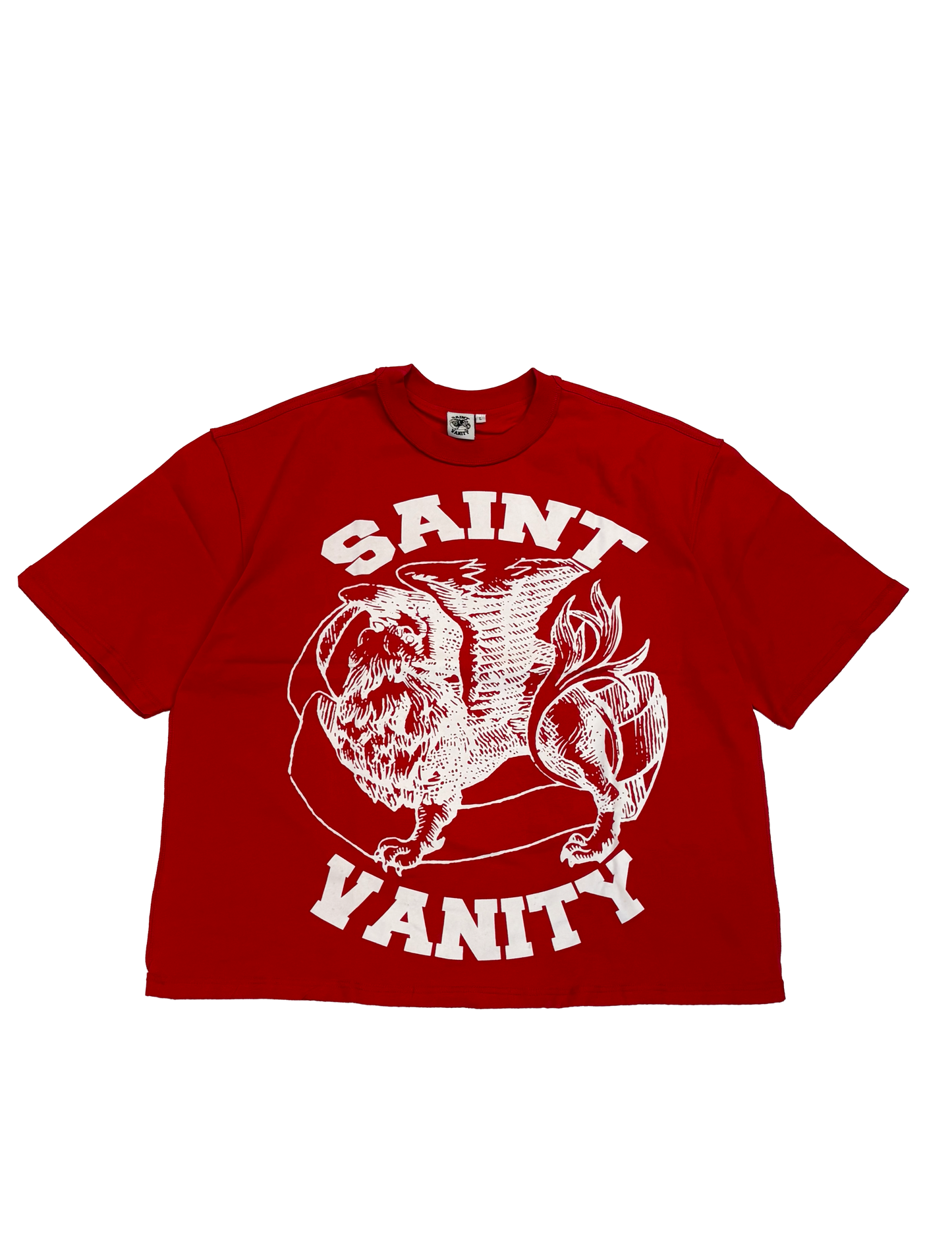 Red & White Griffin Tee