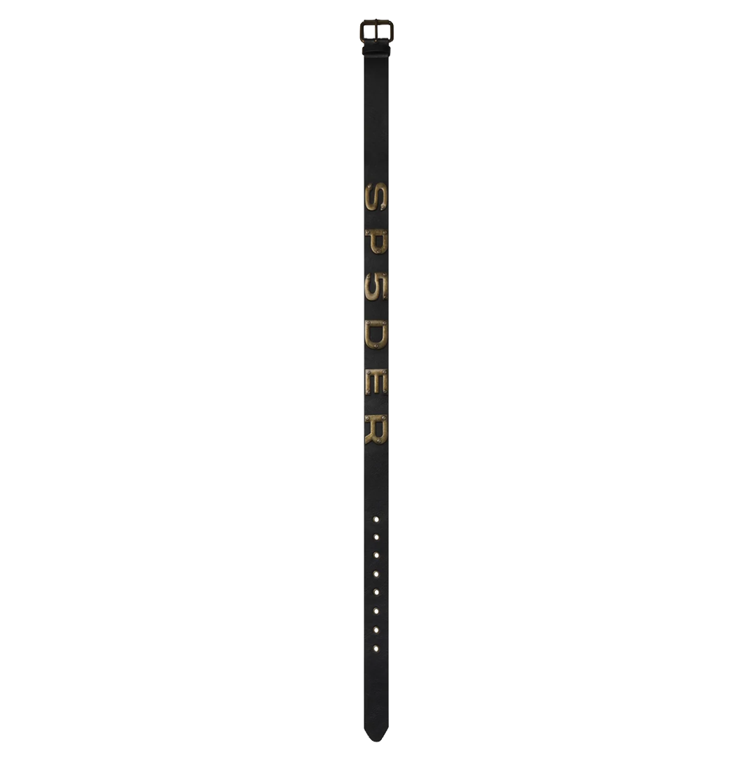 Black Heavy Metal Belt