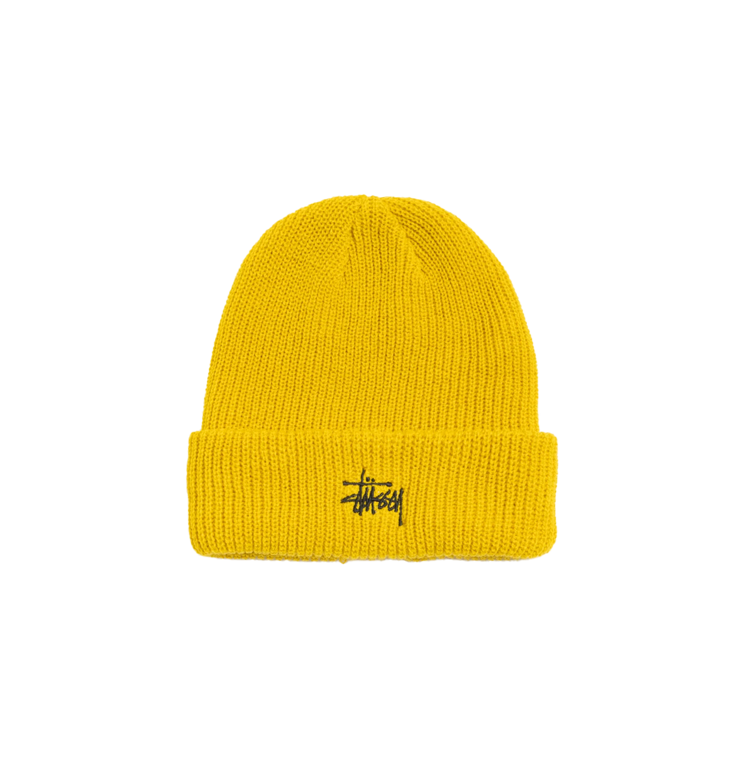 Basic Stussy Cuff Beanie Hornet Yellow