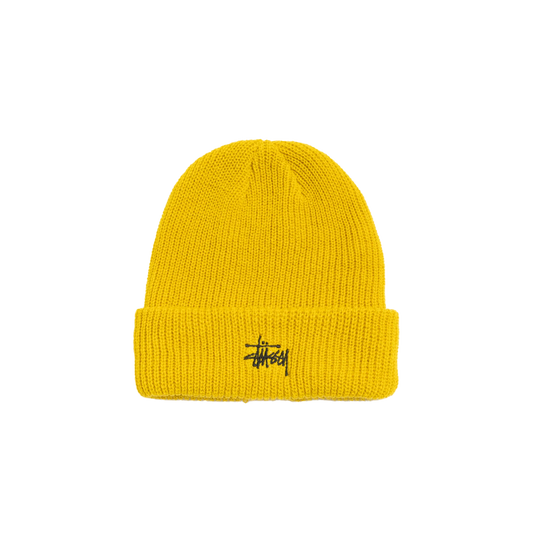 Basic Stussy Cuff Beanie Hornet Yellow