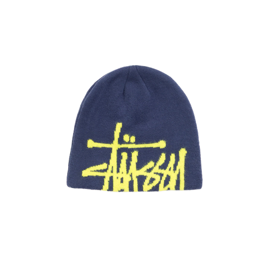 Brushed Out Basic Skullcap Navy