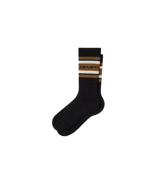 Connors Socks Black (Hamilton Brown) Salt