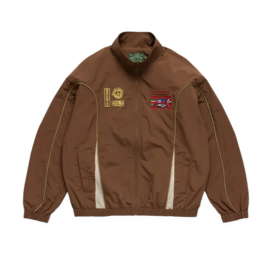 Diaspora Flag Brown Track Jacket