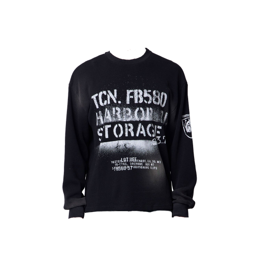 Military Thermal Long Slevee Tee  Black 