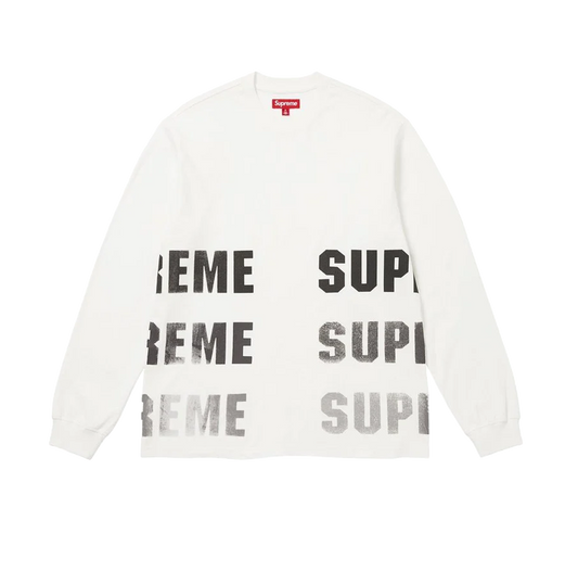 Reflective L/S White Top