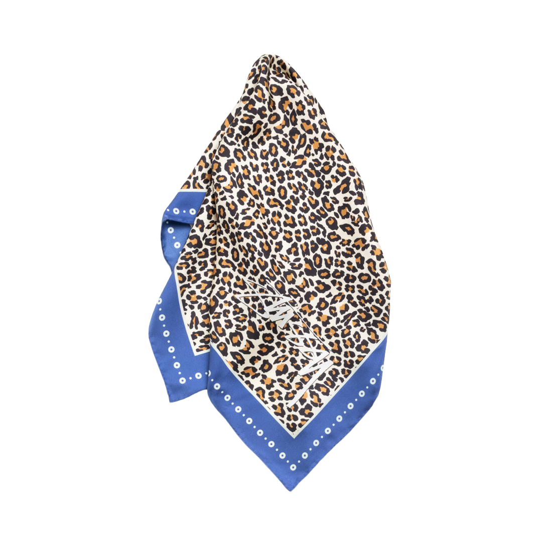 Leopard Silk Bandana