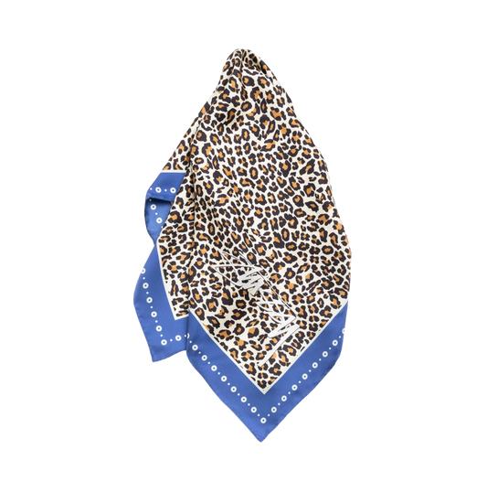Leopard Silk Bandana