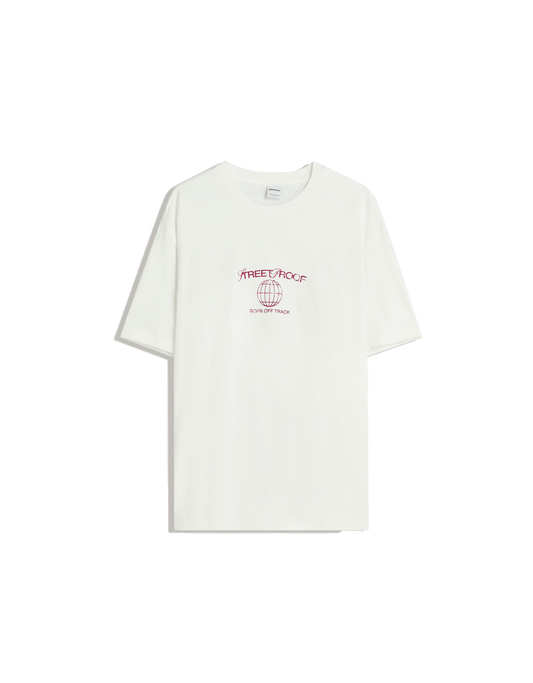 Bershka Short sleeve T shirt with print 'StreetProof'