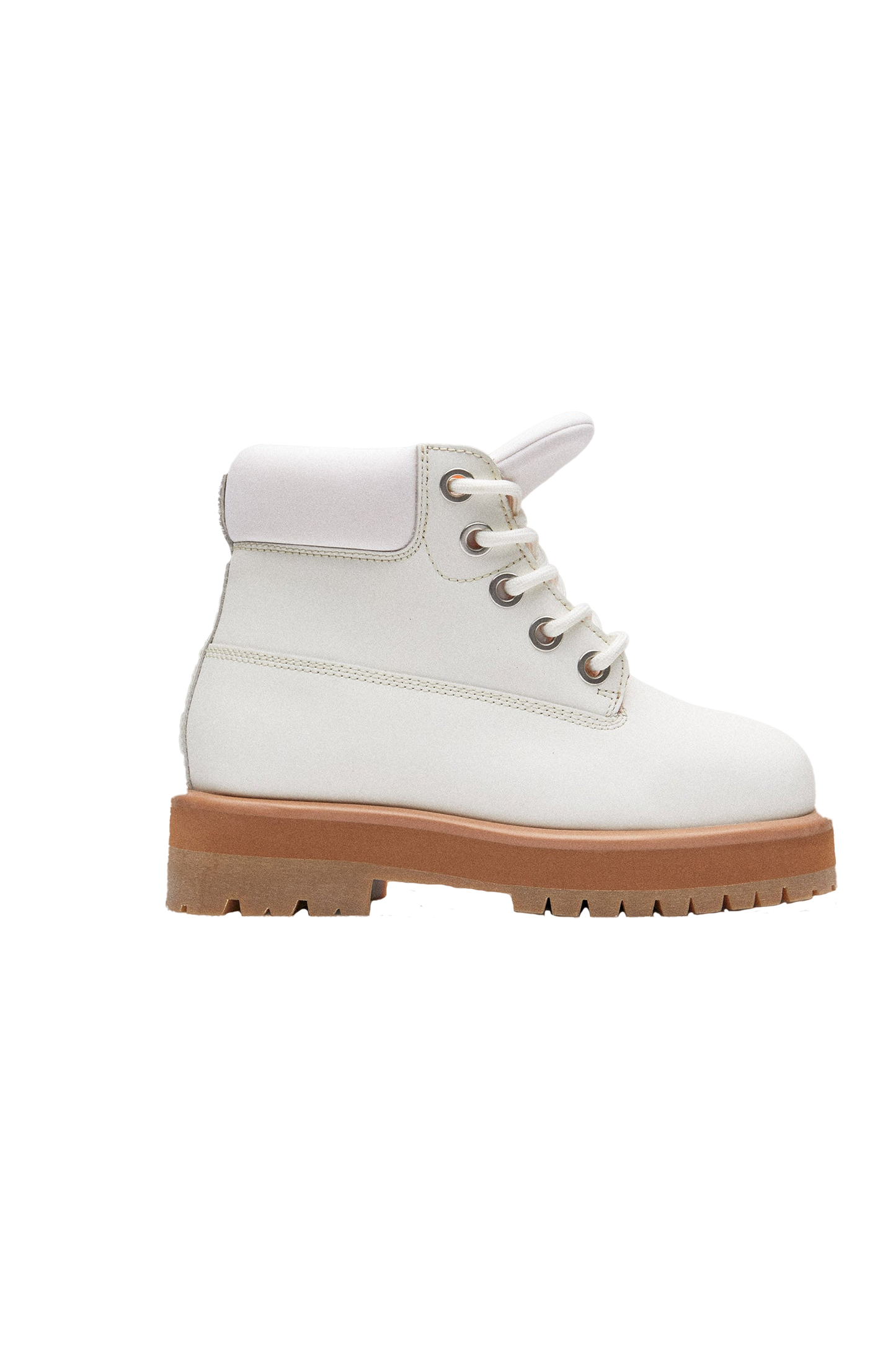 Strada White Boots