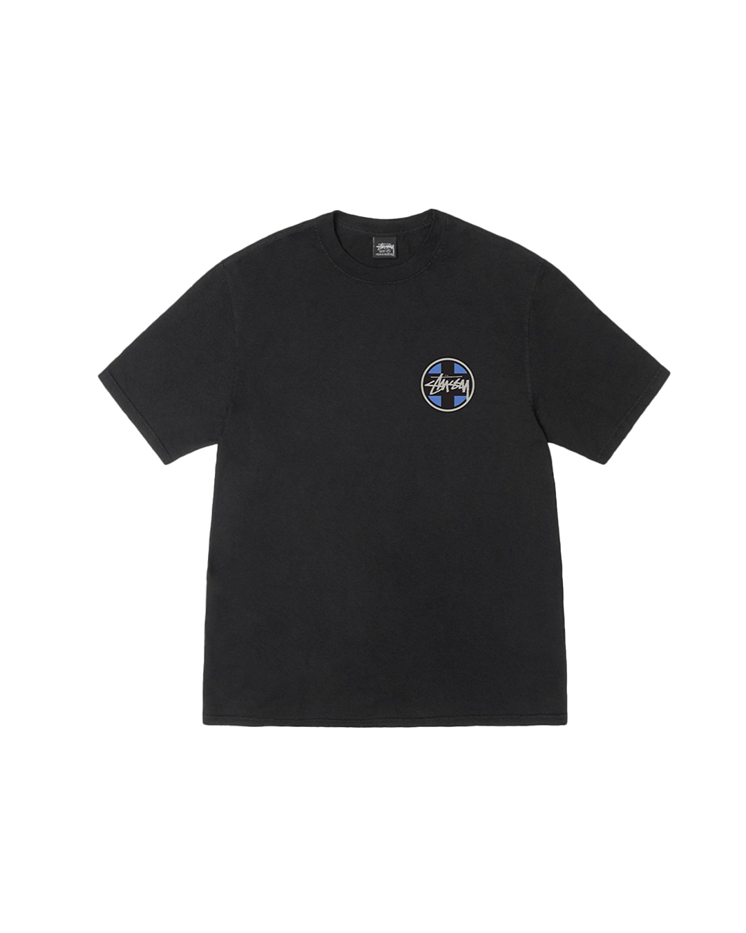 Cross Dot Tee PIGMENT DYED Black
