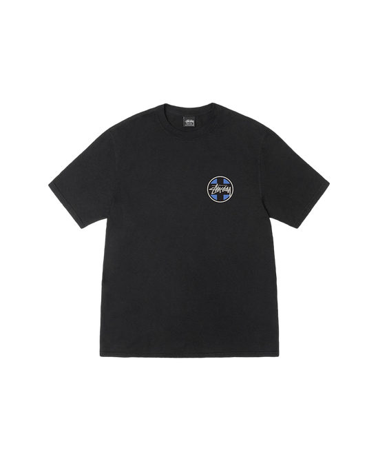 Cross Dot Tee PIGMENT DYED Black