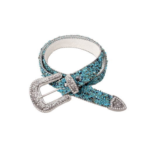 All Over Turquoise Rock Belt