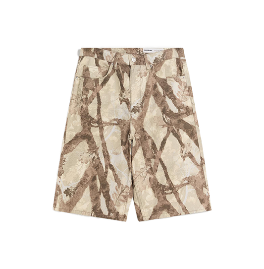 Bershka Baggy printed bermuda shorts