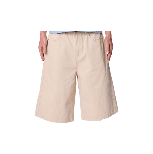 Ultra Baggy Paneled Chino Shorts  Khaki 