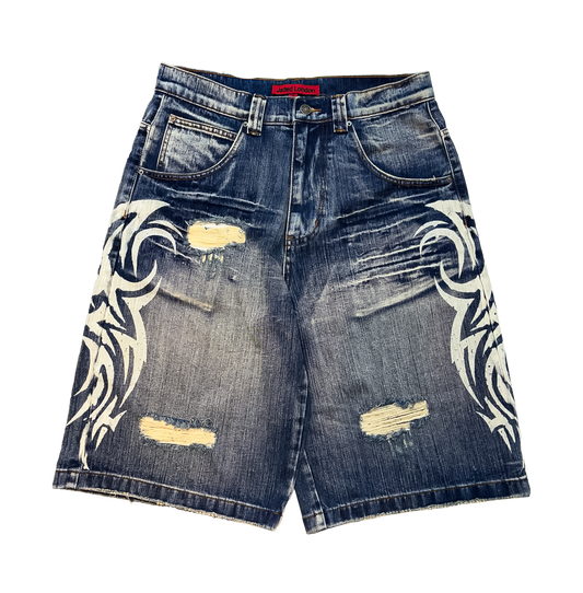 Light Wash Blade Colossus Jorts