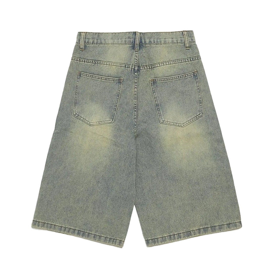 Light Wash Jumbo Jorts