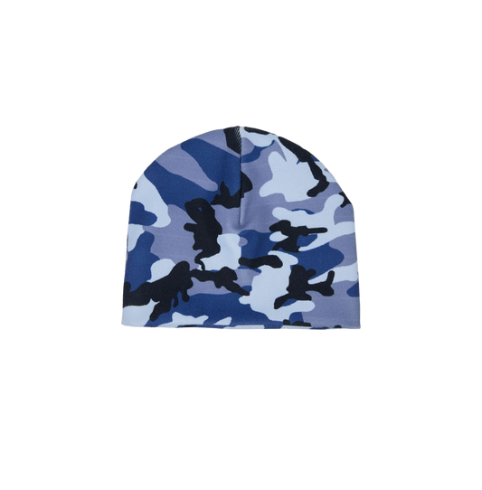 Camo Beanie - Blue