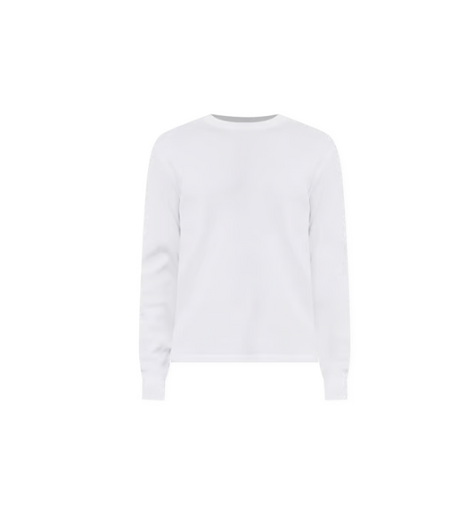 Basic Thermal L/S Tee  White