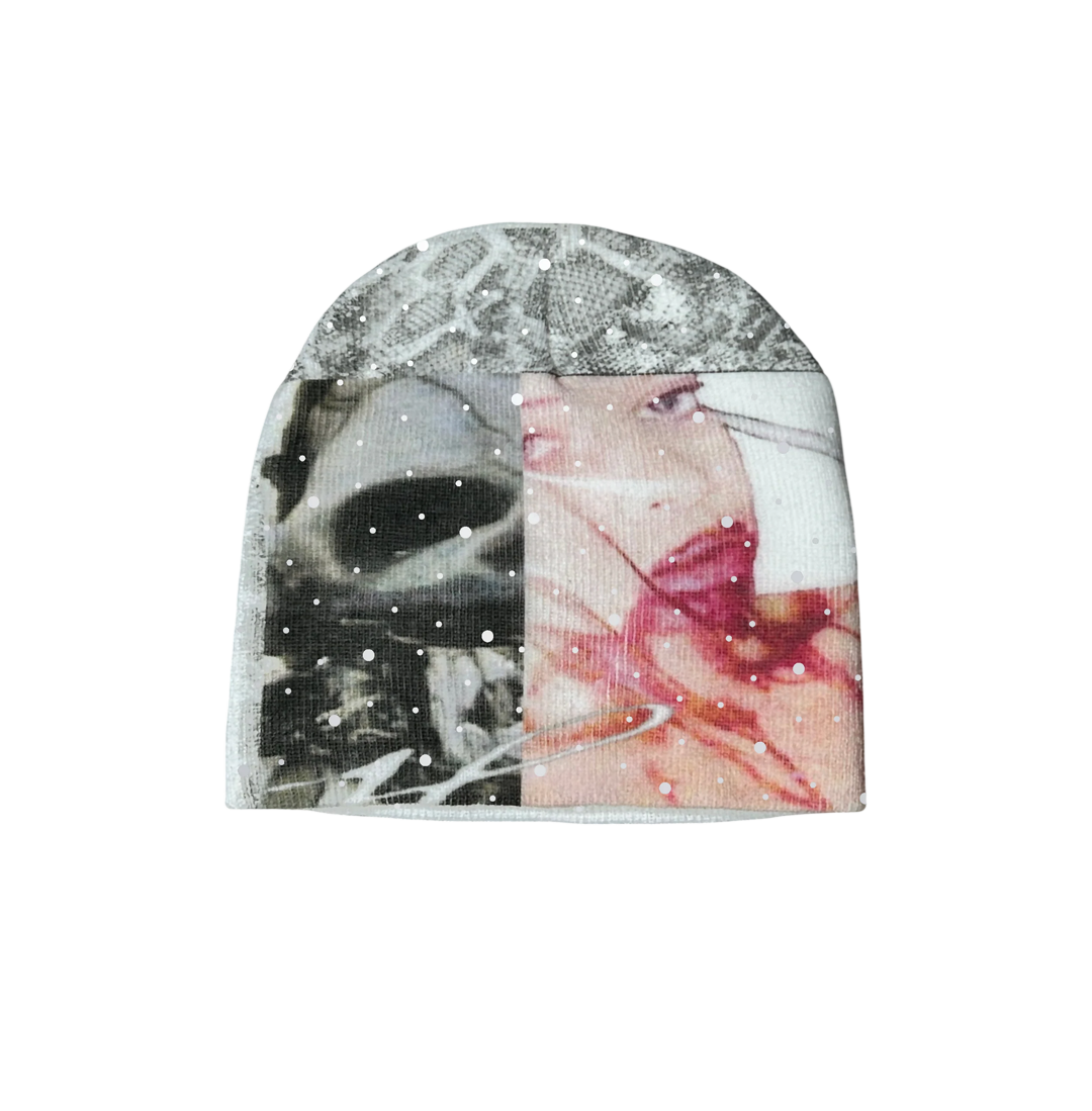 Snakeskin beanie