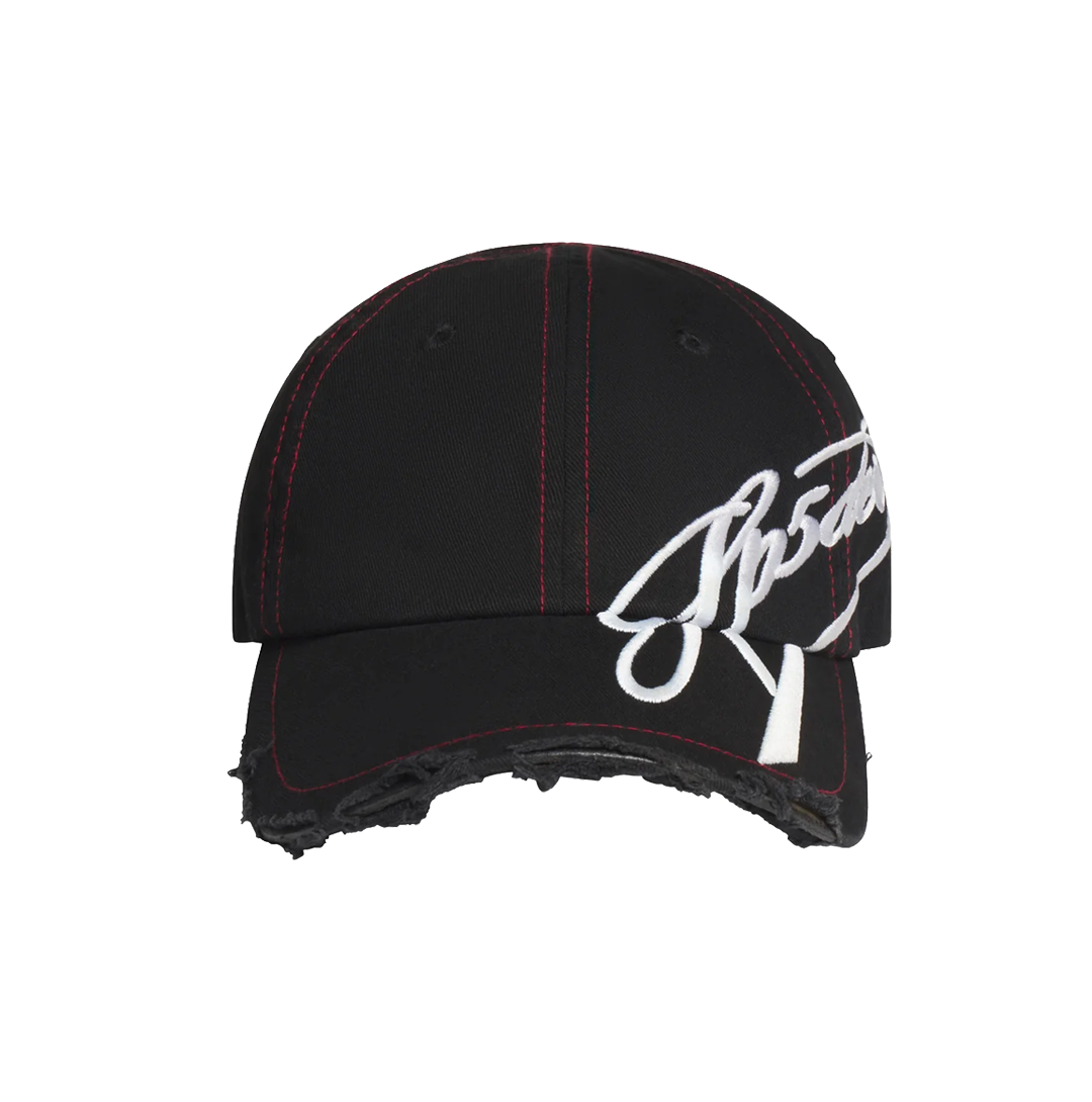 SP5 Cursive Hat - Black