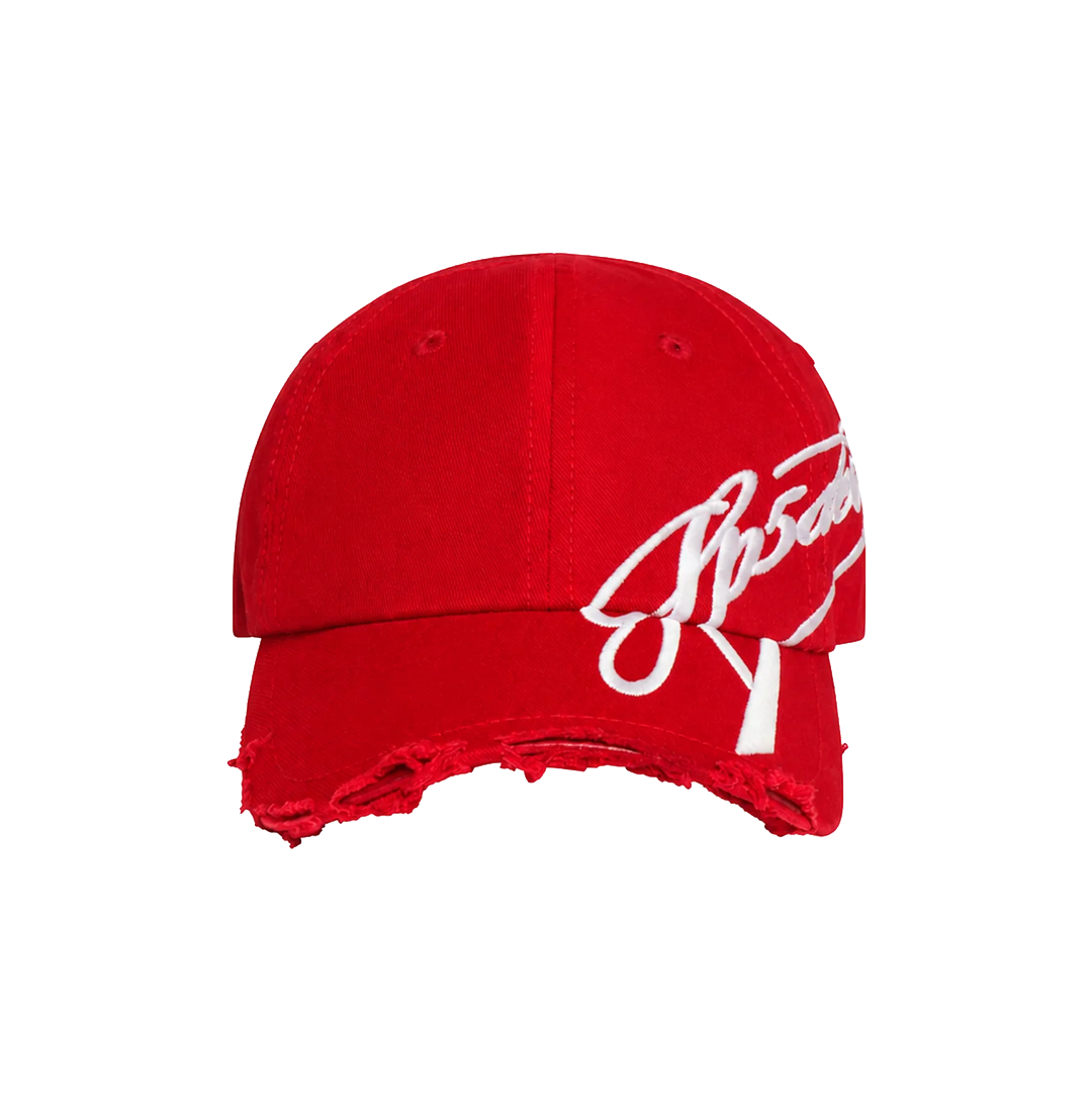 SP5 Cursive Hat - Red