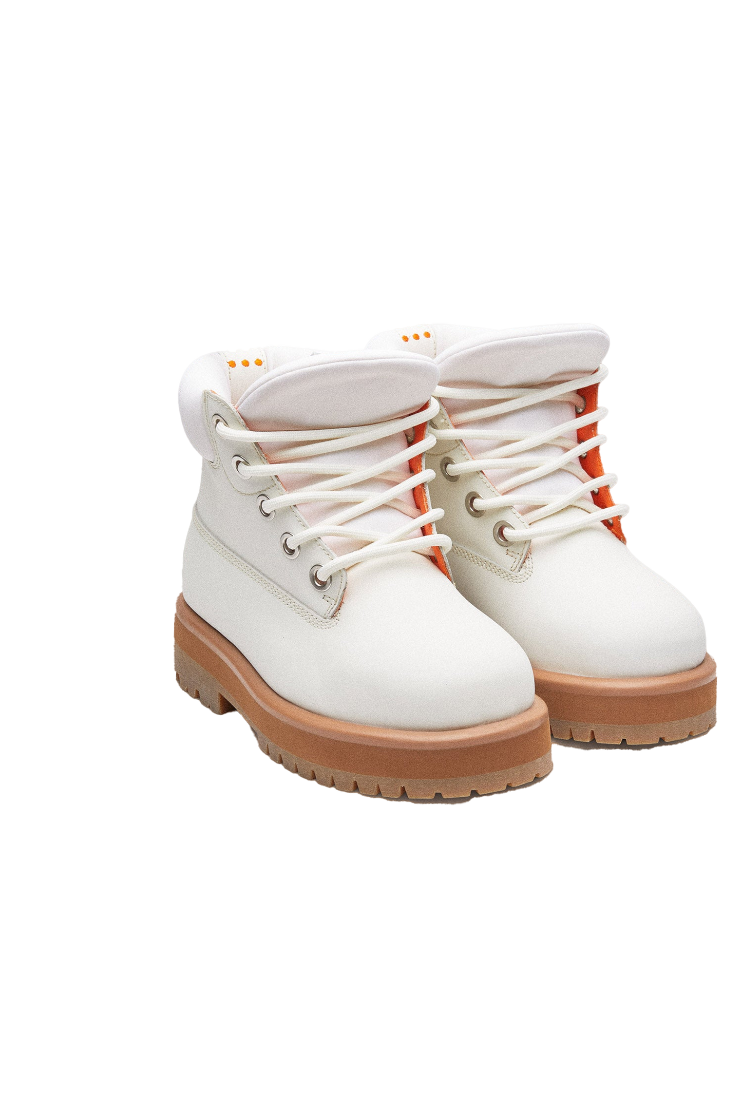 Strada White Boots