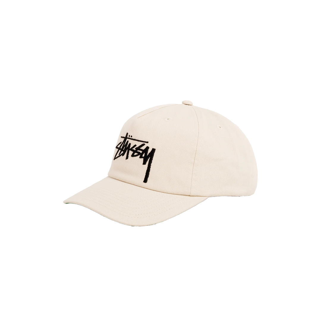 Stussy MID-DEPTH BIG STOCK SNAPBACK Faded Tan