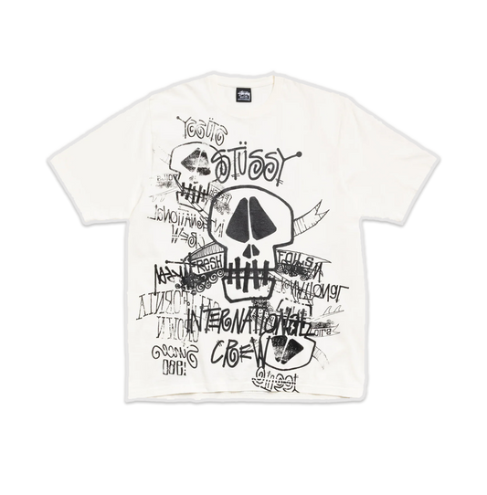 Stussy Skulls Tee Pigment Dyed Natural
