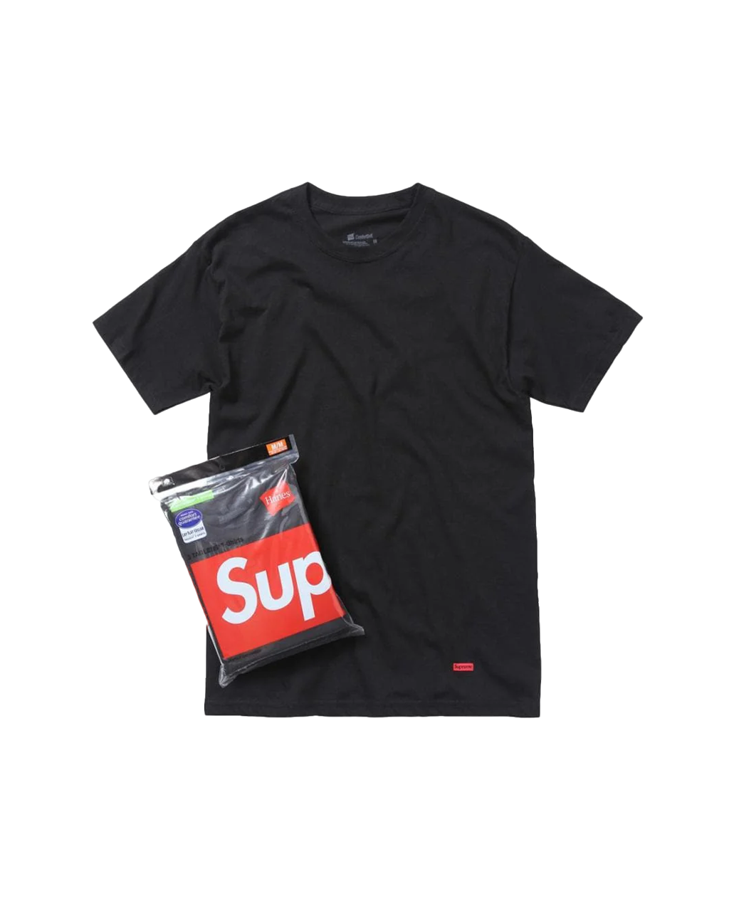 Supreme X Hanes 3 Tagless T shirts black
